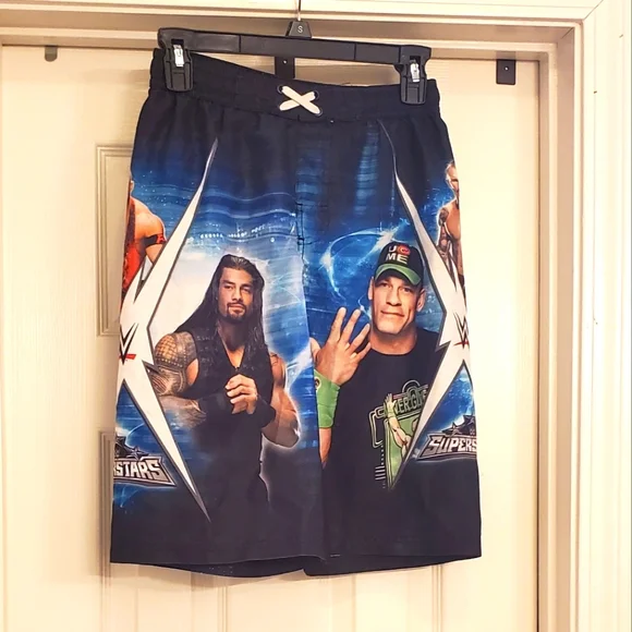 Wwe top swim trunks